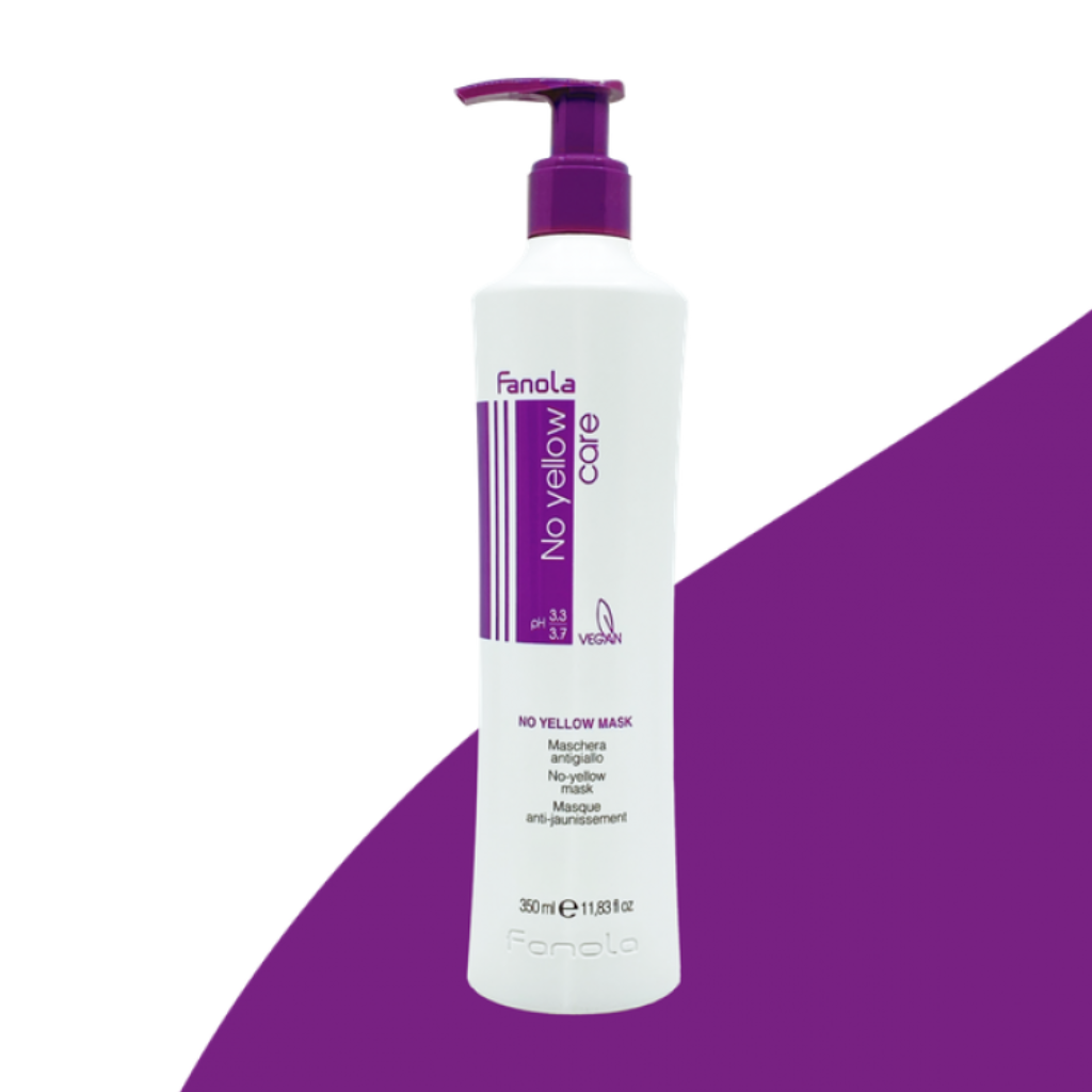 Fanola No Yellow Mask 350ml for Blonde, Bleached & Gray Hair