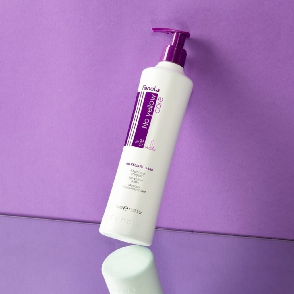 Fanola No Yellow Mask 350ml for Blonde, Bleached & Gray Hair